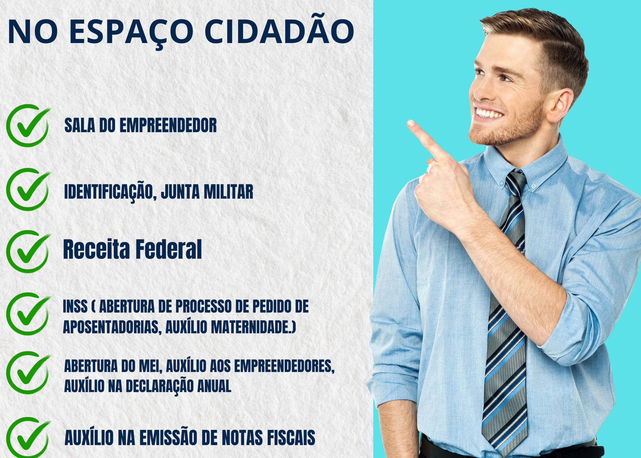 Confira os serviços no Espaço Cidadão