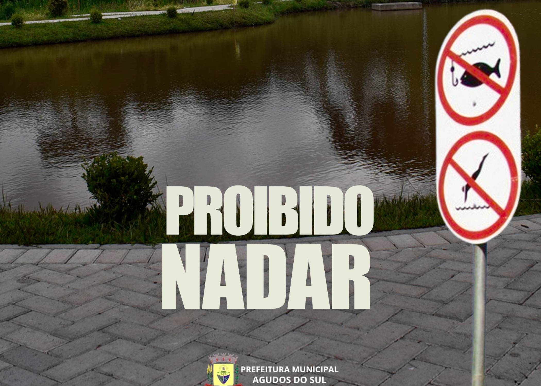 Proibido Nadar no Parque Municipal 