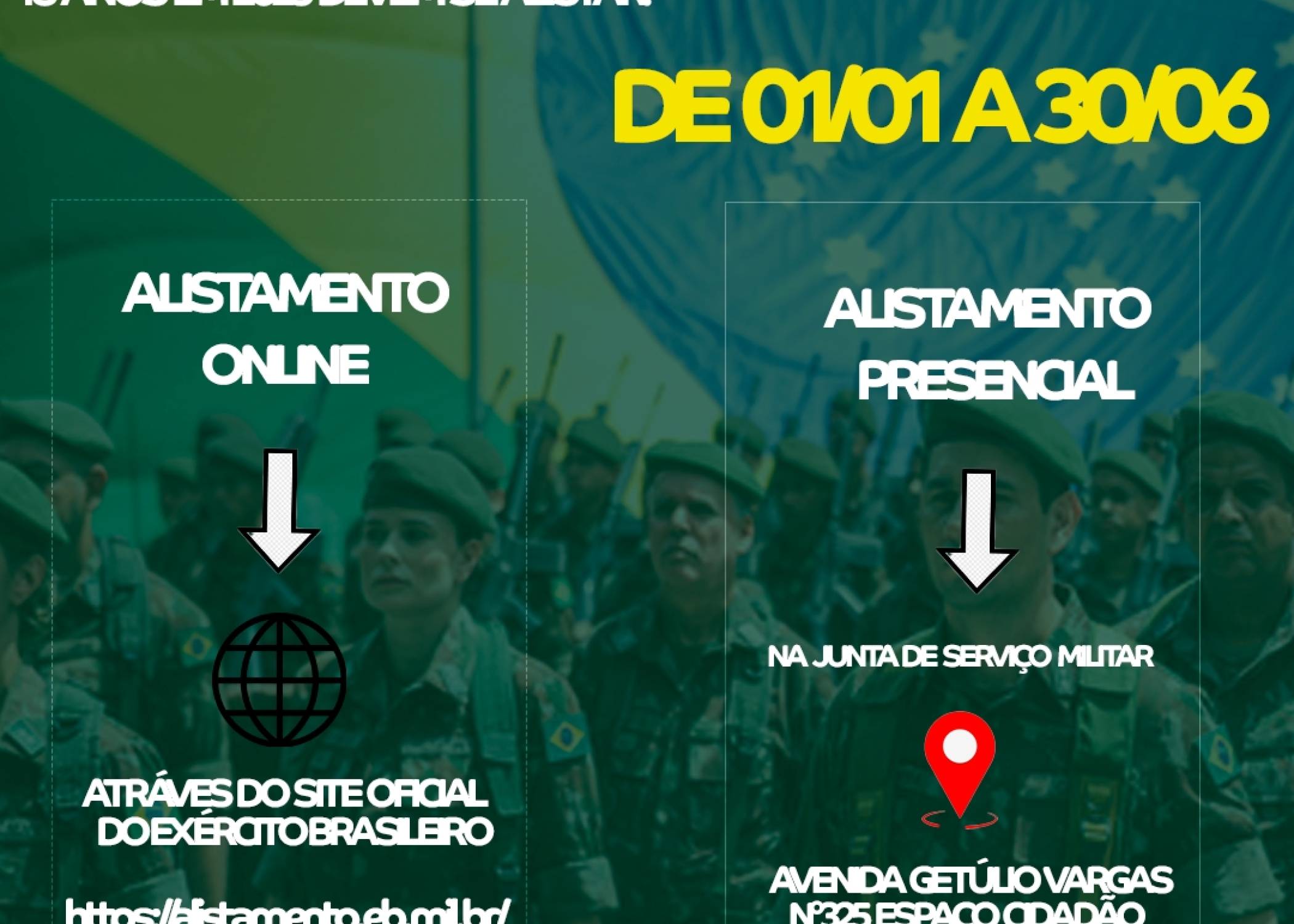 Alistamento Militar 2025 começou!