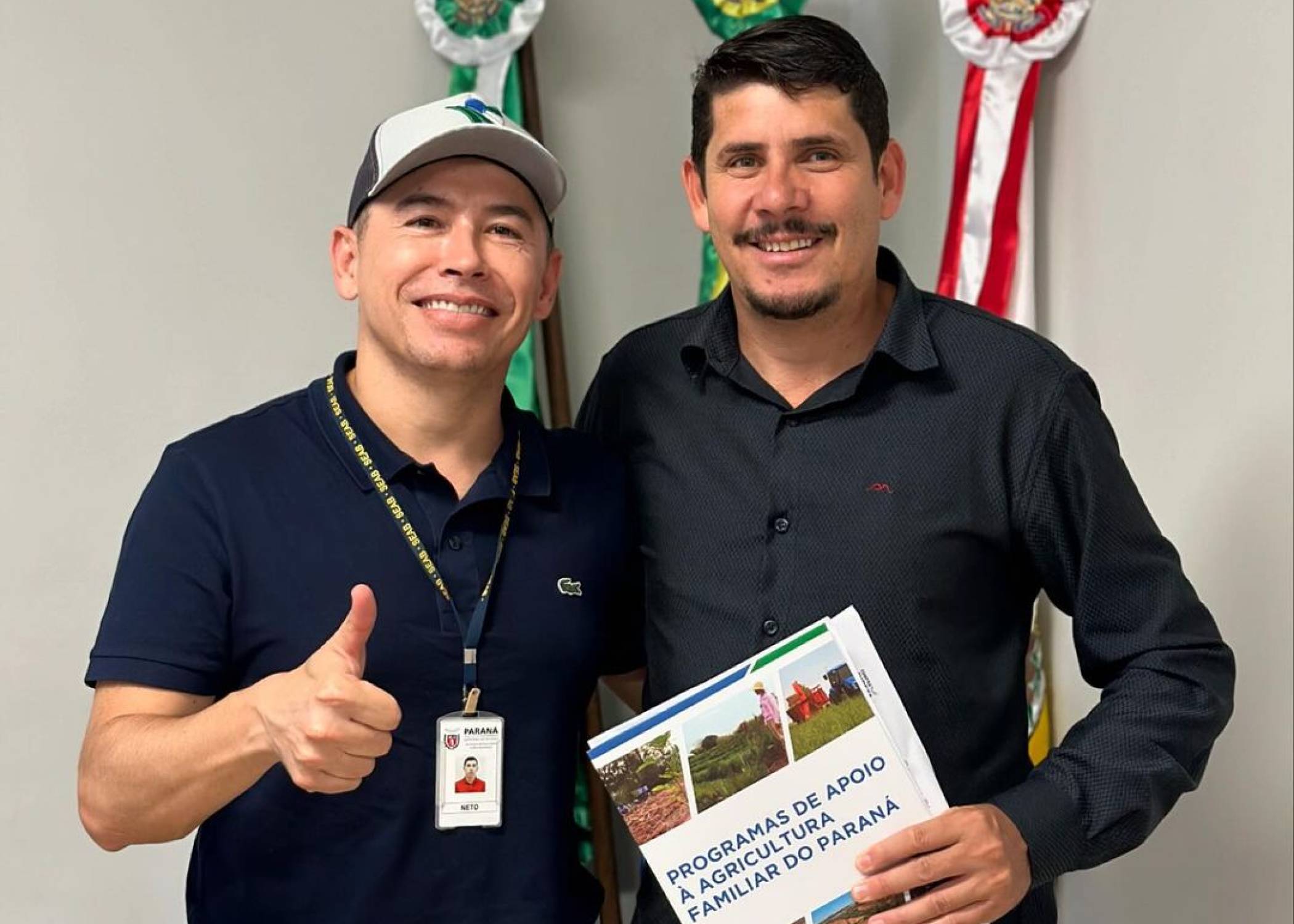 Visita de Representantes da Secretaria de Agricultura Impulsiona Desenvolvimento Agrícola em Agudos do Sul